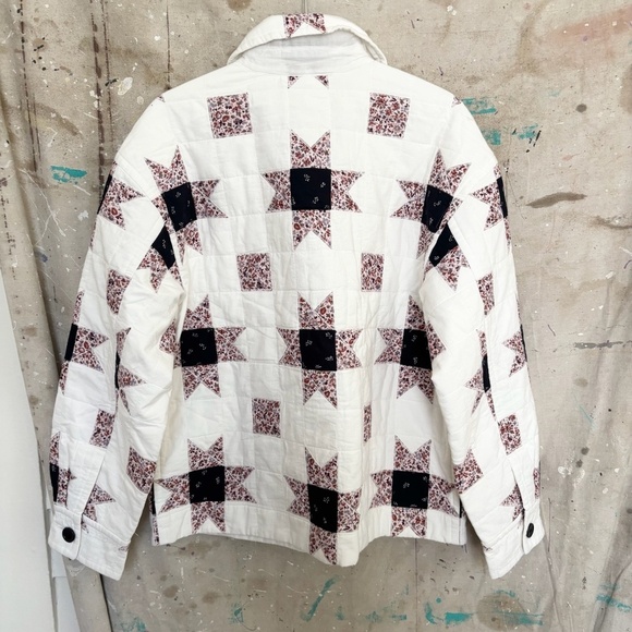 Madewell Shirt Jacket in Patchwork Quilt - Picture 4 of 5